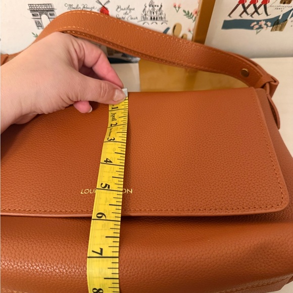 Tan Leather Shoulder Bag - Picture 9 of 13